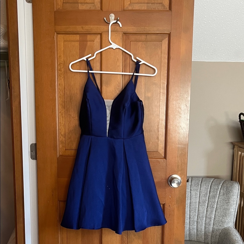 Speechless Royal Blue Mini Dress